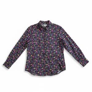 RARE VTG Ralph Lauren mens XL preppy floral cotton long sleeve button up